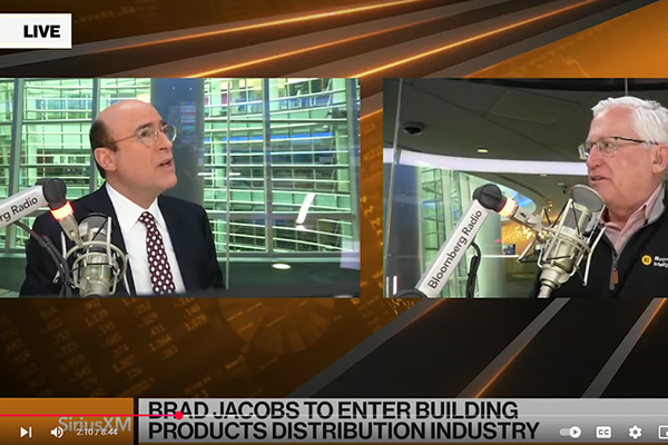 Brad Jacobs discusses his entry into building product materials
